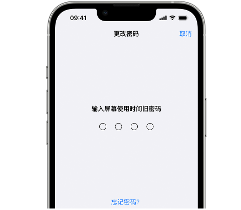 萧山iPhone屏幕维修分享iPhone屏幕使用时间密码忘记了怎么办 