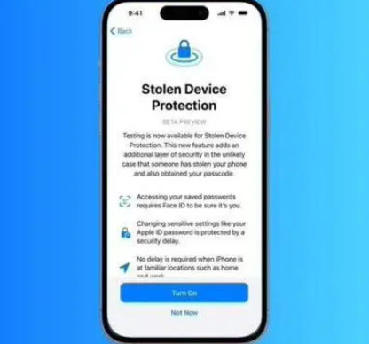萧山苹果授权维修店分享被盗设备保护功能开启方法 