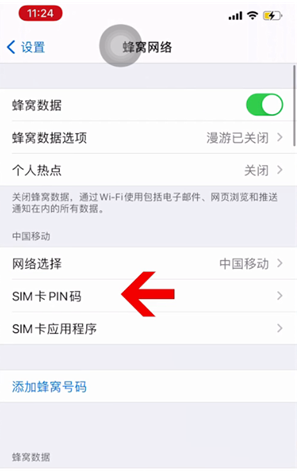 萧山苹果14维修网分享如何给iPhone14的SIM卡设置密码 