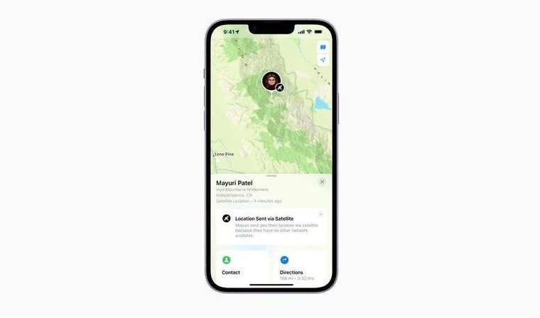 萧山苹果14维修分享iPhone14系列中 FindMy功能通过卫星分享位置方法教程 