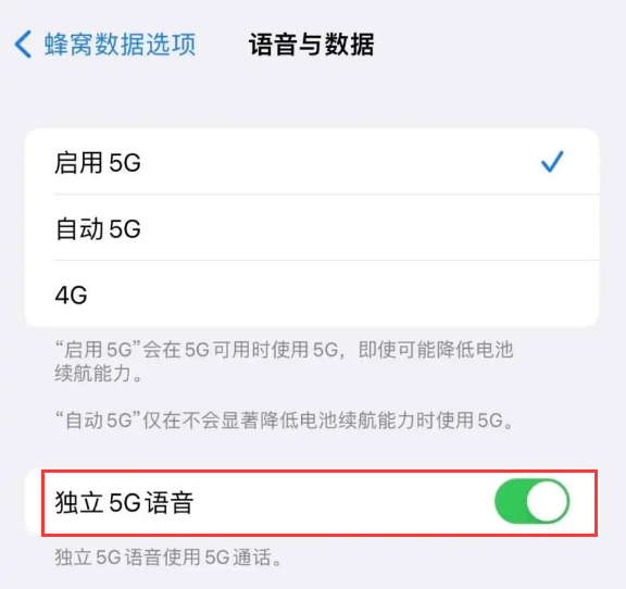 萧山苹果14维修分享iPhone 14 Pro如何开启VoNR 